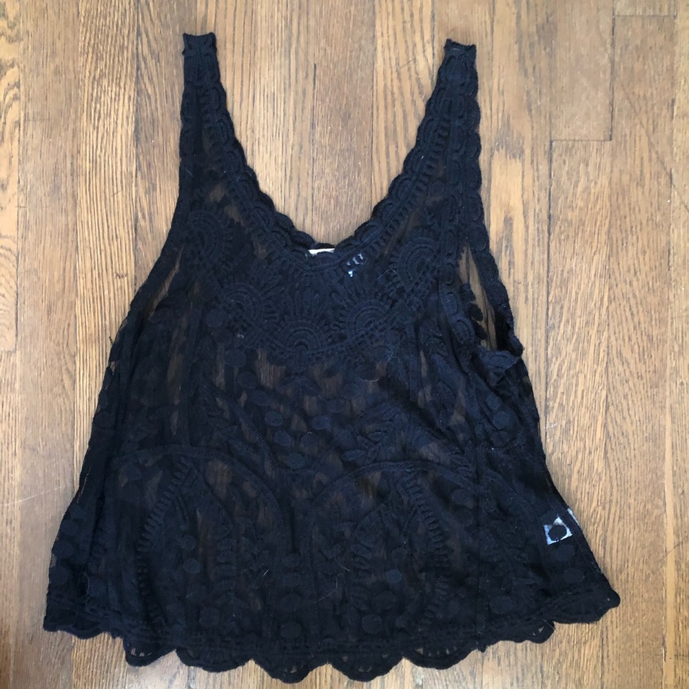 Black Lace Tank